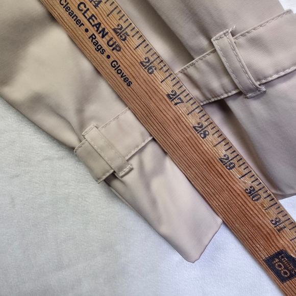 Worthington Trench Coat Womens XL Beige Classic Old Money Timeless Capsule Chic - Picture 6 of 16